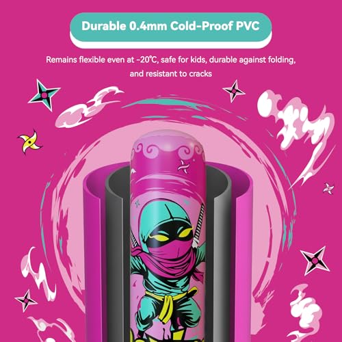 67inch Punching Bag for Kids, Inflatable Kids Boxing Set with Gloves, Fast Rebound Punching Bag for Practicing Karate, Taekwondo, MMA, Christmas/Birthday Gift for Boys Girls, Ages 6-14 - color: Pink