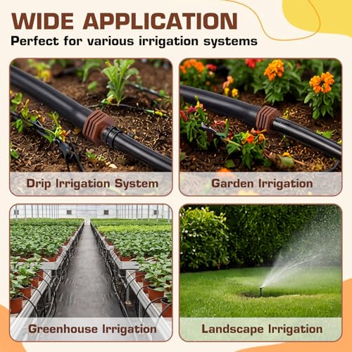 12 Pcs 1/2" Thread to 1/2" Coupling PVC to Drip Irrigation Adapter Fittings, 1/2" Male Pipe Thread(MPT) x 1/2" Barbed Drip Line Coupling Connectors - size: 1/2" Thread to 1/2" Coupling
