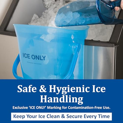 San Jamar Ice Tote, Blue, 16" H, 13-1/4"D, Plastic SILD6000-1 Each