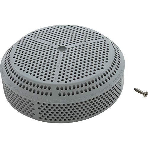 Balboa Water Group Suction Cover, BWG, 4-7/8", 179/256 gpm, Light Gray