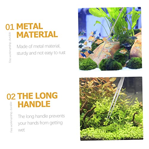 Happyyami Water Plant Tool Kit Fish Tank Cleaning Tools Kit Scraper Aquarium for Aquariums