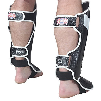 Combat Sports MMA Kickboxing Shin Guards - size: Large