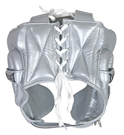 Casanova Boxing® Headgear Cheek Guard Protection for Men Woman - Boxing, Martial Arts, MMA, Kickboxing, Muay Thai, Contact Sport, Sparring, Training - Silver