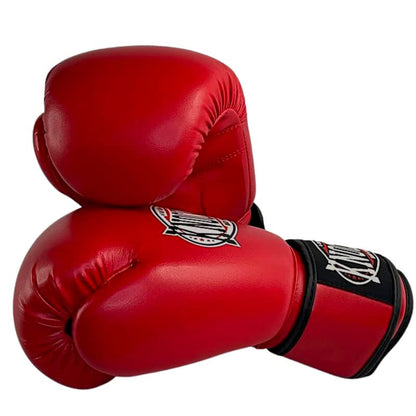 Kids Boxing Gloves for Training, Youth Punching Bag Gloves Age 4-15 | boys & girls, Wide hook-and-loop wrist strap, High-density foam padding, boxing, kickboxing, MMA, Muay Thai, fitness training - color: Red, size: 10 oz