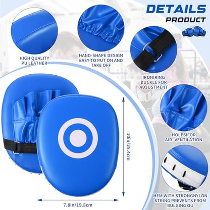 7 in 1 Taekwondo Kick Pad Boxing Training Equipment - color: Blue
