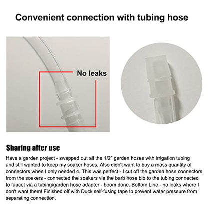 Feelers Plastic Hose Barb Reducer, 1/4" to 3/16" Barb Hose ID, Reducing Barb Brabed Fitting Mender Splicer Union for Coffee Maker and Aquarium Household Transport Fuel/Gas/Liquid/Air (Pack of 5) - size: 1/4-3/16, style: 5pcs