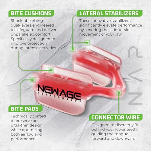 New Age Performance 6DS Low Profile Mouthpiece for High-Intensity Training - color: White