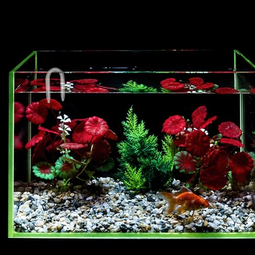 GALPADA U-Shaped Aquarium Diffuser Glass Tube Easy to Install Connector for Fish Tank Carbon Dioxide Injection System Smooth Surface for Safe Handling