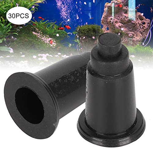 Aquarium Plate Bracket 30PCS | Adjustable Height Support for Fish Enclosure Bottom Filtration Grid | Plastic Filtration Grid Board Accessories/Aquarium Substrate Support