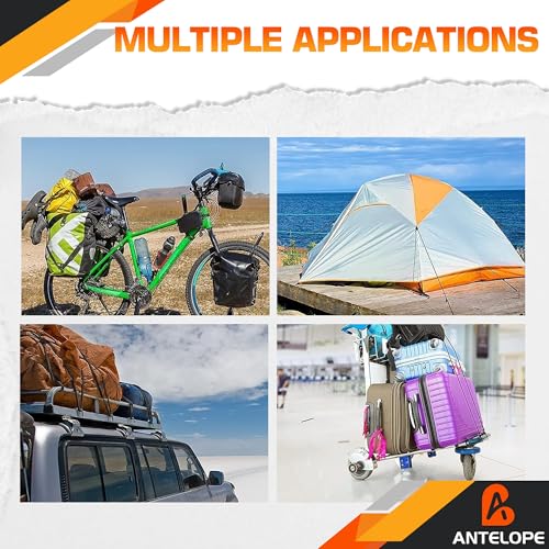 A ANTELOPE 20Pack 36" Ultimate Adjustable Outdoor Bungee Cord with J Hooks - style: 36" x 20pcs Adjustable Bungee Cord