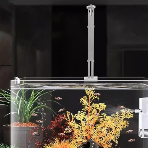Toddmomy 2pcs Aquarium Light Holder Adjustable, Aquarium Light Riser Fish Tank Led Light Stand Aquarium Lamp Brackets Support for Holder