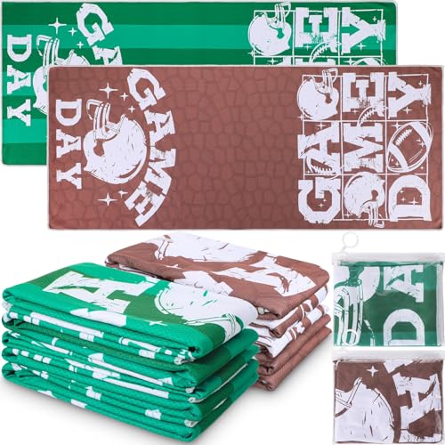 Mindsoft 12 Pcs Football Cooling Towels Microfiber 35"x15" Sports - style: Football