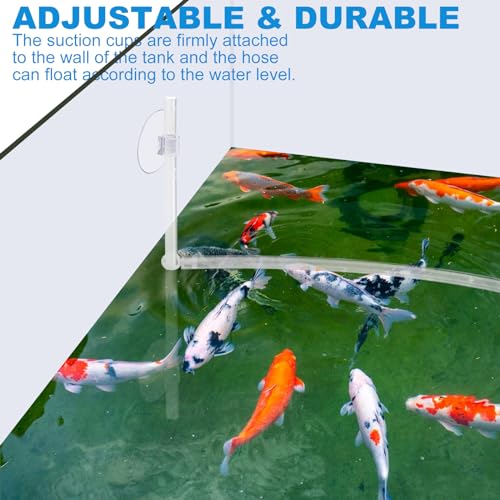 Aquarium Floating Plant Corral, Floating Plant Fence for Aquarium Accessories, Separates Floating Plants, Auto-Adjusts Height with Water Level, Suitable for All Floating Plants and Aquariums.