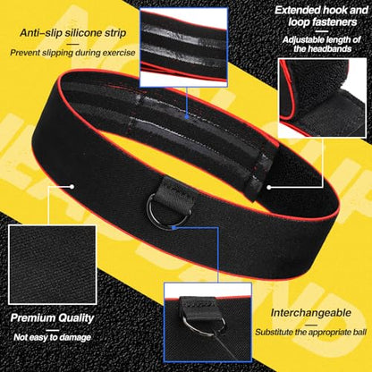 WinnerWhy Boxing Reflex Balls Set 3 Different Balls Adjustable Headband Boxing Gloves Gift Men Teen for Punching Speed Hand Eye Coordination Training Boxing Equipment