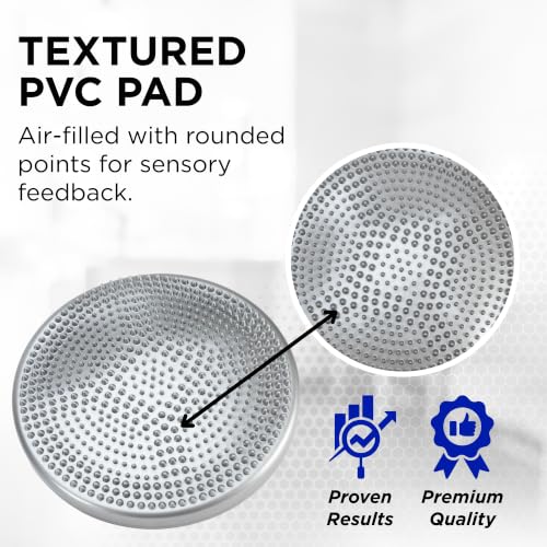 THERABAND Stability Trainer Pad - color: Silver - Super Soft - Advanced, size: Single