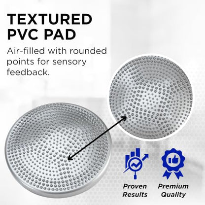 THERABAND Stability Trainer Pad - color: Silver - Super Soft - Advanced, size: Single