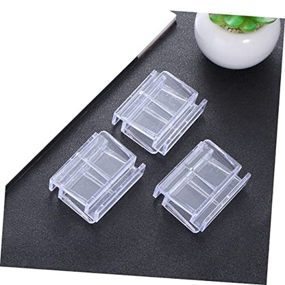 10pcs Acrylic Fish Tank Cover Holder Bracket for Aquarium Rack Support and Practical Design for Safe Fish and Pets