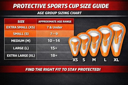 DRSPORTS Flex Cup D3O Impact Shield, Men’s Athletic Cup with Ergonomic Comfort, Groin Protector for Football, MMA, Boxing, Rugby and Baseball, Sports Protective Cup for High-Contact Training (XS–XL) - size: Medium