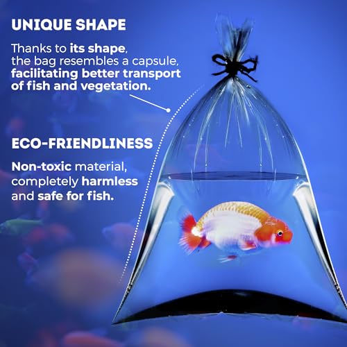 Clear Plastic Fish Bags, 10 x 24 Inch, 2 Mil Poly Bags, Pack of 1000, Unprinted Clear Poly Bag for Aquarium Species Transfer and Transport - style: 10" X 24" / 2 Mil / 1000 Pack
