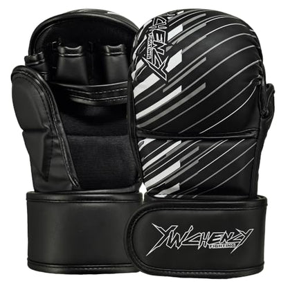 YWChenzy Fighting MMA Sparring Gloves Open Palm Martial Arts Boxing Punching Bag Training Gloves - color: yst1