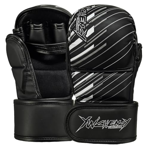 YWChenzy Fighting MMA Sparring Gloves Open Palm Martial Arts Boxing Punching Bag Training Gloves - color: yst1