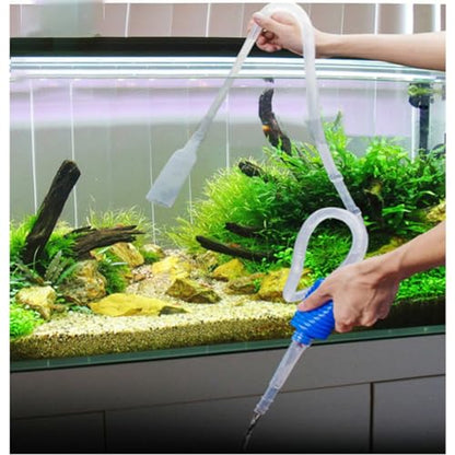 Aquarium Fish Tank Vacuum Water Change Siphon Gravel Suction Pipe Filter Fish Tank Water Change Pump Tools Filters, Fine Workmanship