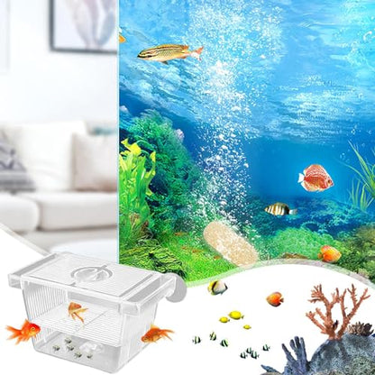 Generic Acrylic Fish Breeding Box | Aquarium Breeder Box Fish Tank Divider | Safe Nursery for Injured Hatchery Incubator Breeder