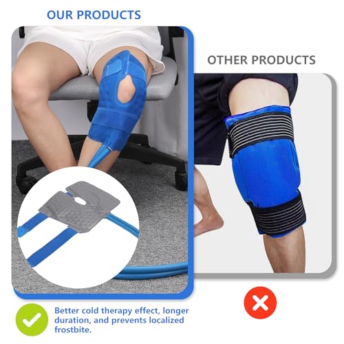Cold Therapy Machine System for Knee After Surgery Recovery.