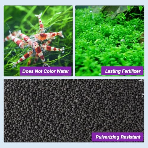 Upgraded Aquarium Soil Water Grass Mud, Ideal for Fish Tank Aquascaping Aquarium Substrate Soil for Plants and Shrimps, No Need to Wash (8.8 Pounds) - size: 8.8 Pounds