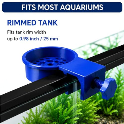 XL Water Change Diffuser, 3D Printed Aquarium Flow Buffer Compatible with Rimless or Rimmed Tanks, Stable Fish Tank Filler for Substrate Protection, Essential Maintenance Tool