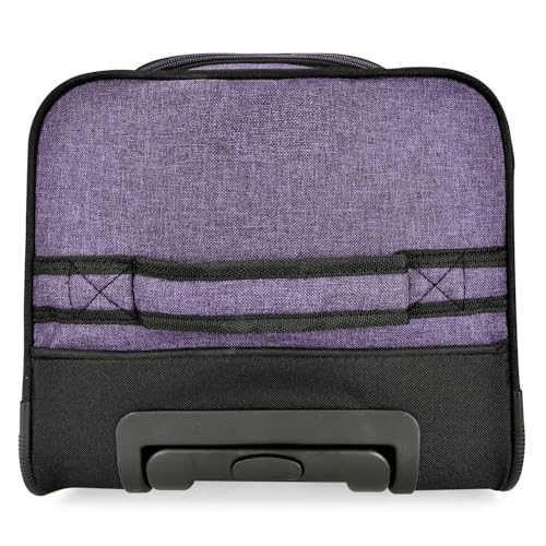 Pacific Gear Duffel Bag with Rolling Wheels - color: Purple, size: 21 inch