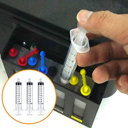 20PCS-10 ml Plastic Syringes, Individually Packge for Scientific Labs Experiment Refilling,Watering,Measuring,lip gloss injection