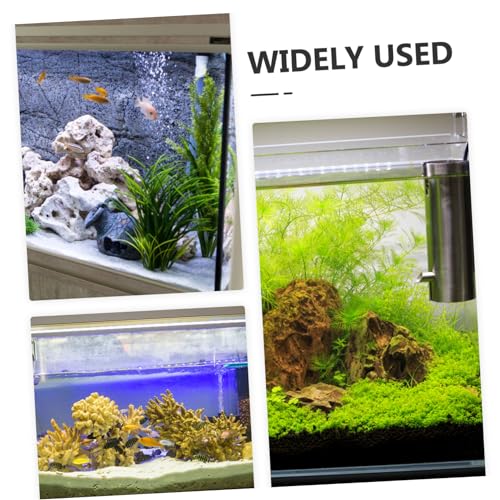 2pcs Adjustable Fish Tank Light Riser Stable Aquarium Lamp Bracket for Easy Installation Height Options for Aquatic Plants and Lighting