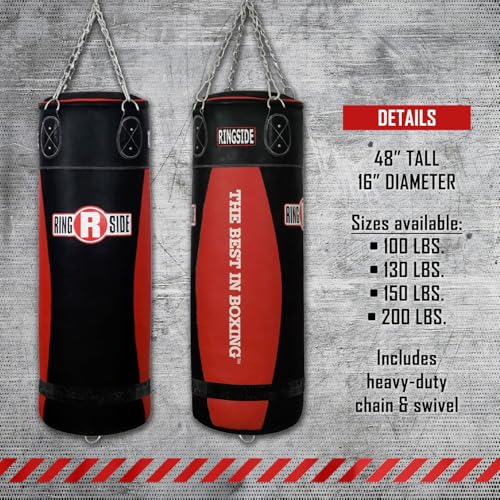 Ringside Large Leather Heavy Bag - size: 150 lbs