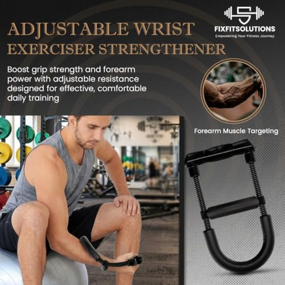 Forearm Strengthener Wrist Exerciser with Adjustable Tension
