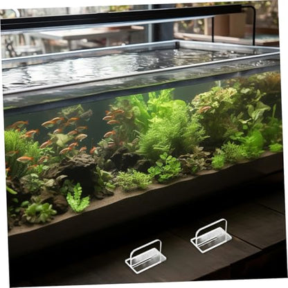 6pcs Acrylic Fish Tank Lid Handles Heavy-Duty Replacement Parts for Aquariums Grip for Transparent Design for Fish Tanks