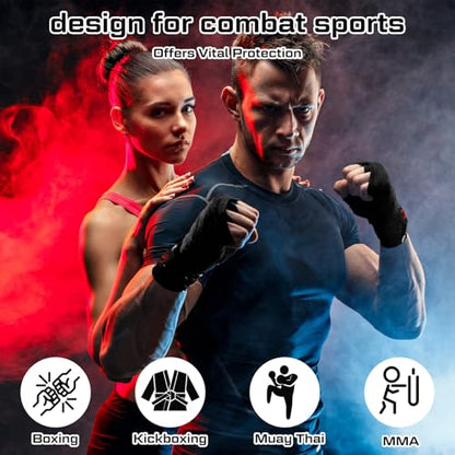 Lenwen 10 Pairs 120 Inch Boxing Hand Wraps for Gloves - color: Black