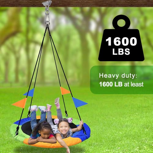 SELEWARE Stainless Steel Swing Hanger Heavy Duty Ceiling Swing Mount 2 Pack - color: Silver2 - 360° Swing Hanger ( 2 Pack )