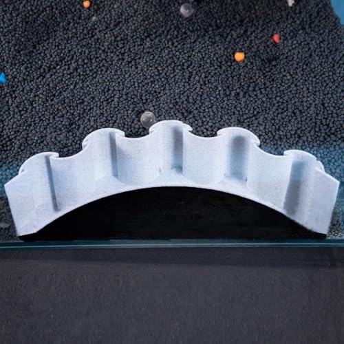 Aquarium Substrate Divider - Tank Dividers, Secure Substrate Separator | Practical Aquarium Divider, Prevents Soil Mixing, Fish Tank Substrate Fence Ideal for Freshwater Saltwater - color: B