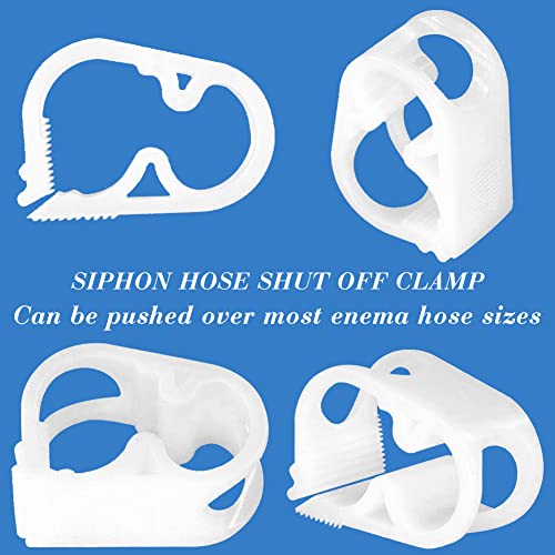 Plastic Tube Tubing Clamps, 1/2"-3/4" Tube OD Shut Off Hose Clamp Water Flow Control Tube Clip Pipe for Beer Bottle and Infusion Bottle for (Pack of 2) - size: Max-1/2“-3/4”