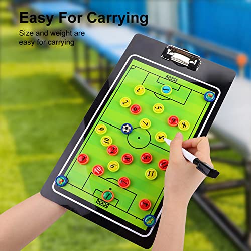 Dilwe Soccer Magnetic Board,Football Coaching Board for Competition Training Teaching Coaching