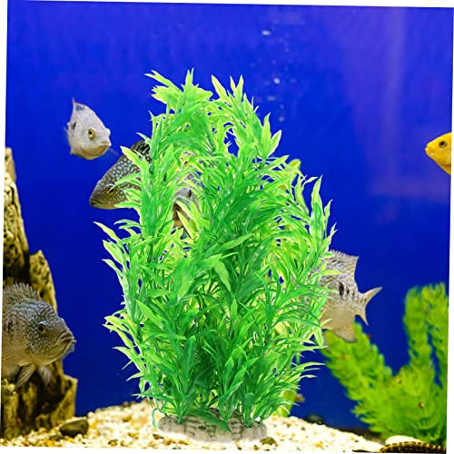 Lifelike Artificial Aquarium Plants Fish Tank Decoration Realistic Aquatic Plant Ornament Safe Plastic Material Compact for Easy Maintenance and Fish Safety