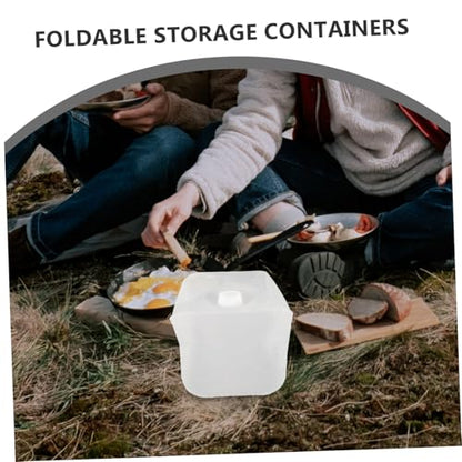 Lightweight Folding Water Storage Tank Collapsible Washing Bin Camping Water Jugs