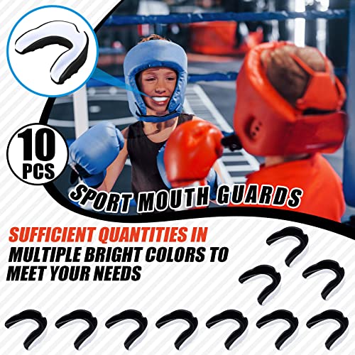 Frienda Adult Mouth Guards for Sports with Case - color: Black White Combined