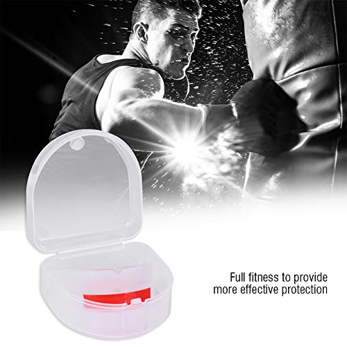 Double Sided Adult Teeth Tooth Protector Boxing Taekwondo Accessory, Safetguard Double Mouthguard, Double Sided Boil and Bite