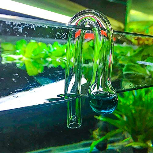 Glass CO2 Drop Checker Aquarium Hang On CO2 Monitor CO2 Detector for Aquarium Planted Tank