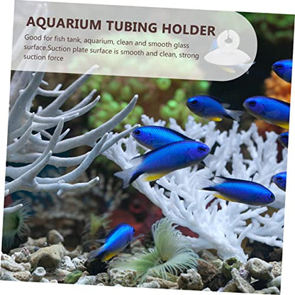 25pcs Aquarium Tubing Holder Cups Airline Clips for Fish Tanks and Aquariums Easy Installation for Air Hose Management