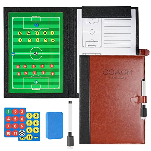 Pure Vie Portable Magnetic Soccer Coaching Board Football Tactics Clipboard - color: 49 Cm X 32 Cm
