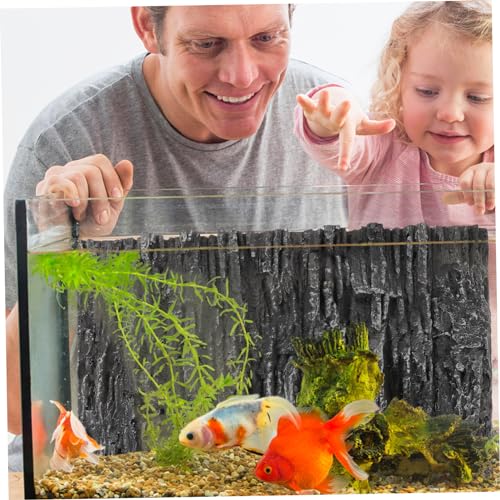 Reptile Tank Background Lightweight Pu Aquarium Backdrop Decoration for Turtle Tanks Easy to Install Scenic for Reptiles