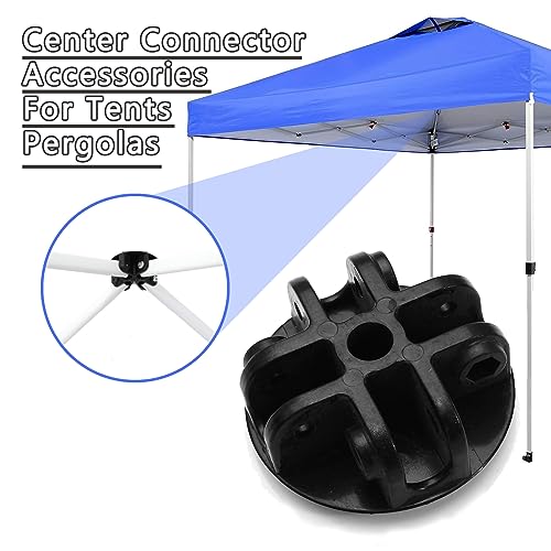 4-Way Roof Centre Bracket Connector Canopy Tent Replacement Parts Pop-up Canopy Replacement Parts Outdoor Canopy Parts - size: 7*3cm